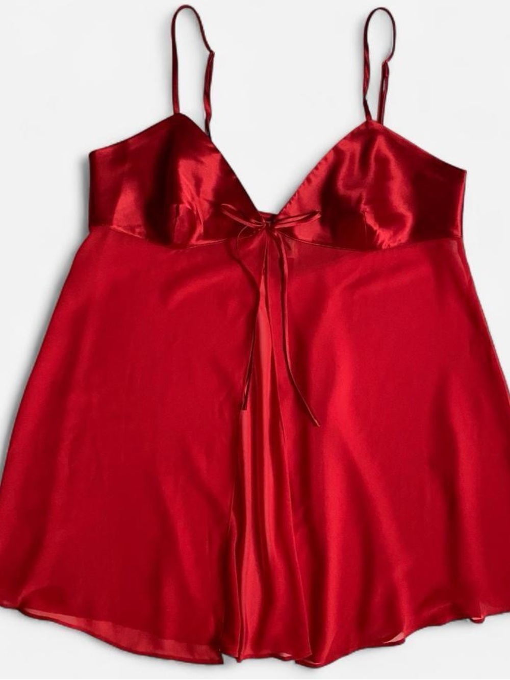 Vintage Victoria’s Secret red babydoll chemise